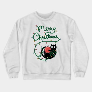 Cat merry christmas Crewneck Sweatshirt